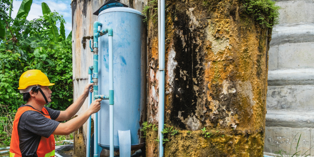 hot water tank repair in Ealing