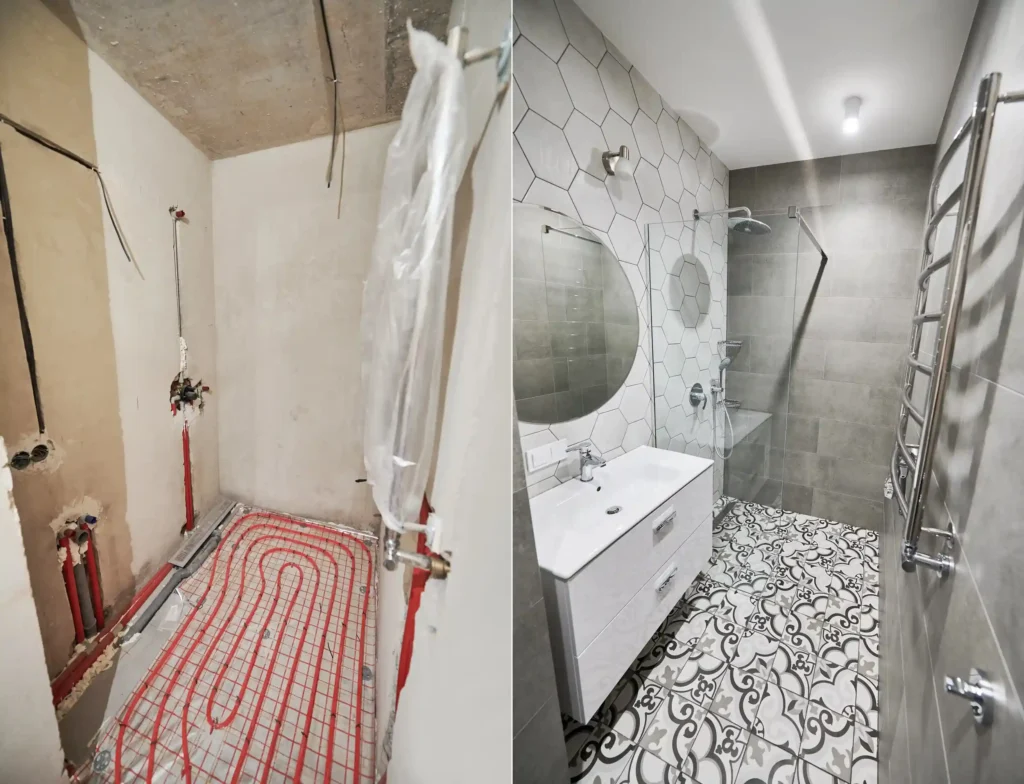 bathroom renovation in Farringdon