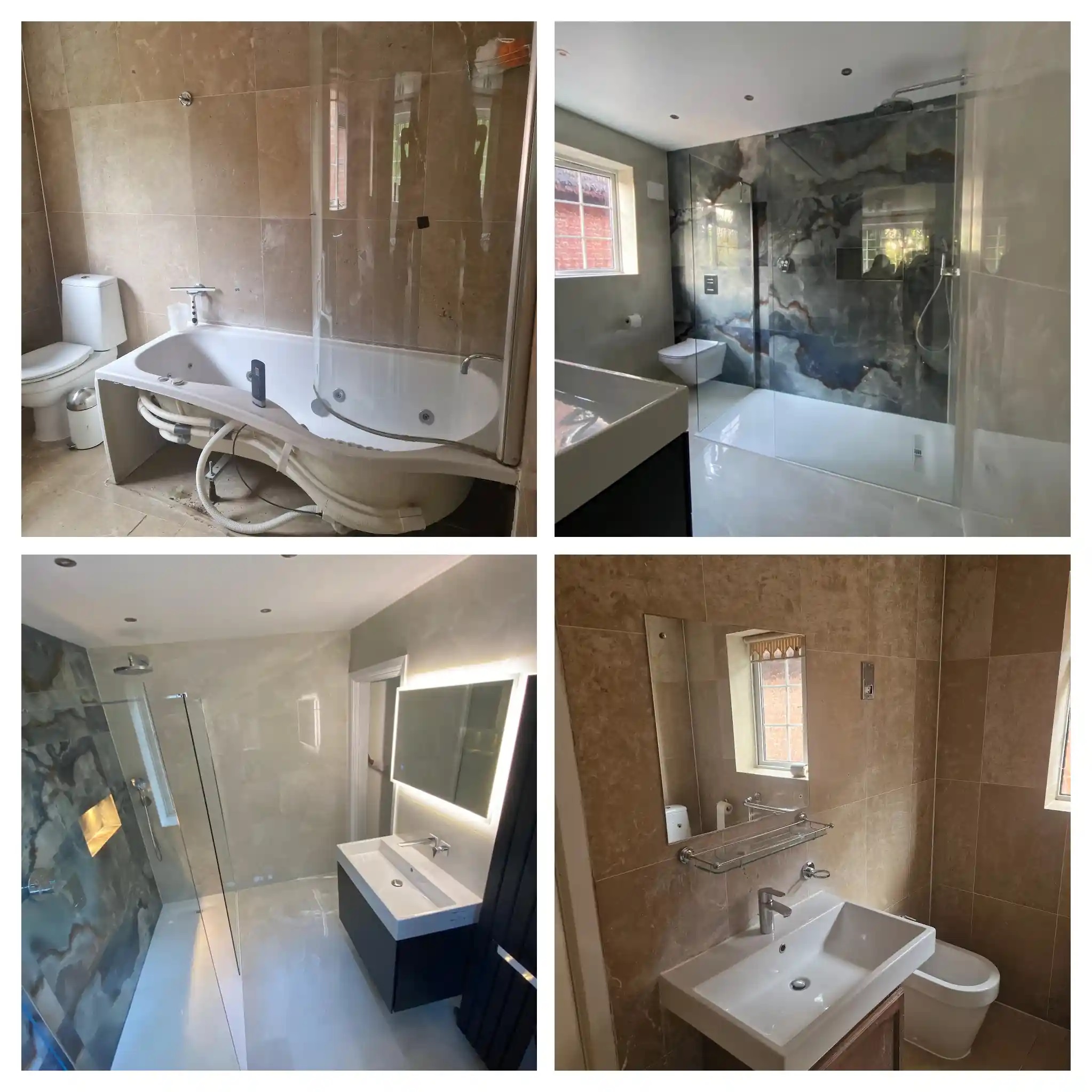 Bathroom waterproofing and tanking service, West London, The Bearded Property Co, 020 8050 9389